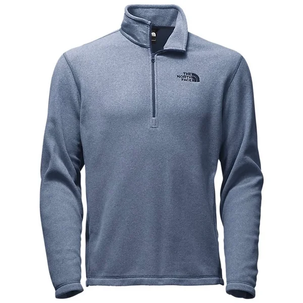 The North Face TKA 100 Glacier 1/4 Zip Shady Blue Heather XXXL Mens Pullover