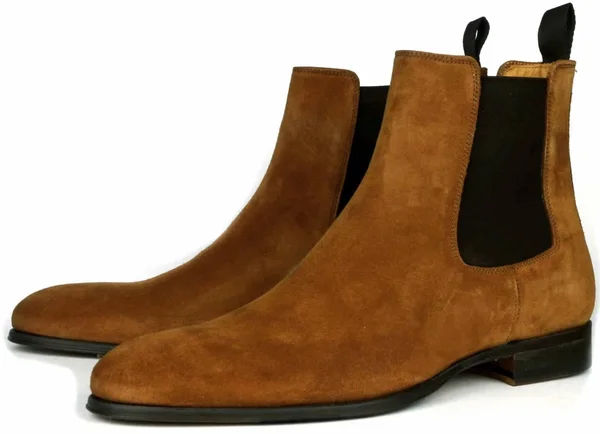 Thomas Bird Italian Made Mens Chelsea Boot - Tan Suede - US 12 Suede