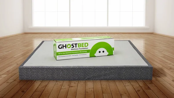 GhostBed All-in-One Metal Foundation/Box Spring with Easy Assembly Twin, XL
