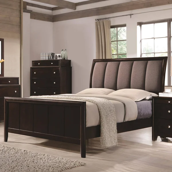 Madison Dark Merlot Queen Bed