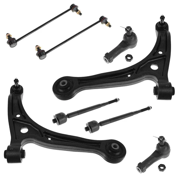 Ball Joints Control Arms Sway Bar Links Tie Rods 8 Piece Kit for 02-04 Odyssey