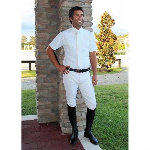 TuffRider Men's Ingate Knee Patch Breeches - 40 - White