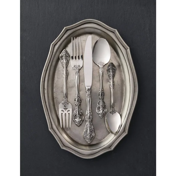 Oneida 2765FPLF 7 1/4x22 Dinner Fork with 18/10 Stainless Grade - Michelangelo Pattern