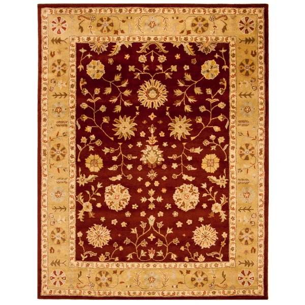 Safavieh Heritage HG813A 2&3x22 x 14&0x22 Runner Red, Gold Area Rug