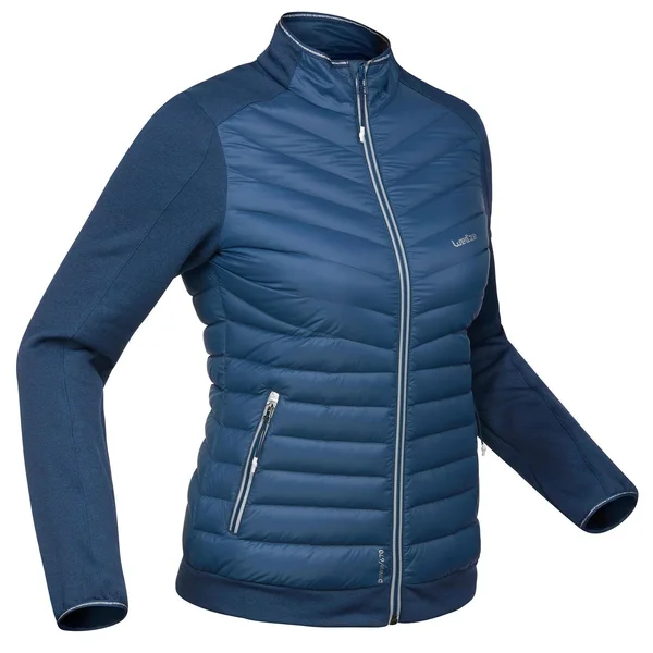 Wedze Women's 900, Skiing 2nd Layer, Jacket in Dark Blue, Size Xs