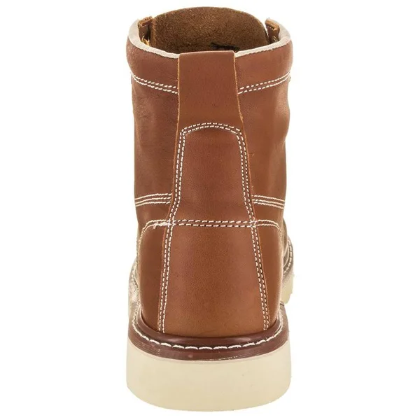 AdTec Men's 6x22 Moc Toe Work Boot - Brown
