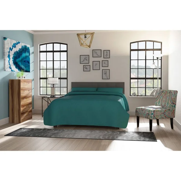 Strick & Bolton &Blue Brazilian Geode& Abstract Canvas Wall Art Print - 60 in. Wide x 28 in. High - 1 Panel