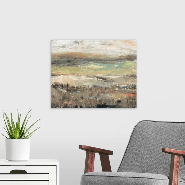Grassland Showers I - Canvas Wall Art, 20x16, Great Big Canvas