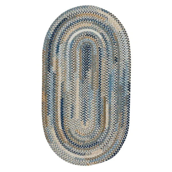 Capel Habitat Deep Red 0302_510 Braided Rugs - 7& 6x22 x 7& 6x22 Rectangle