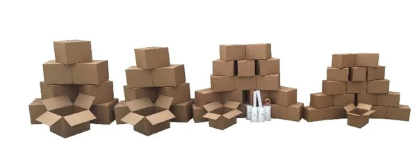 Uboxes 4 Room Basic Kit 55 Moving Boxes & Packing Materials