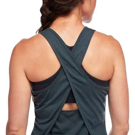 Black Diamond Women's Splitter Tank - Small - Carbon Stripe