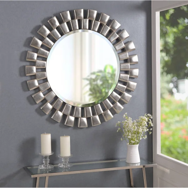 Design Craft Hera Silver Wall Mirror