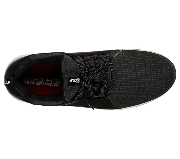 Skechers Men's Go Golf Mojo Elite Golf Shoes - Black/Red, 10.5