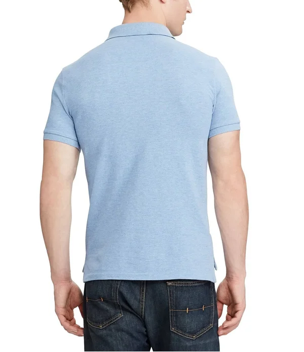 Polo Ralph Lauren Men's Custom Slim Fit Mesh Polo - Defender Green