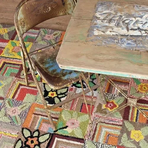Dash and Albert Gypsy Rose Wool Hooked Rug