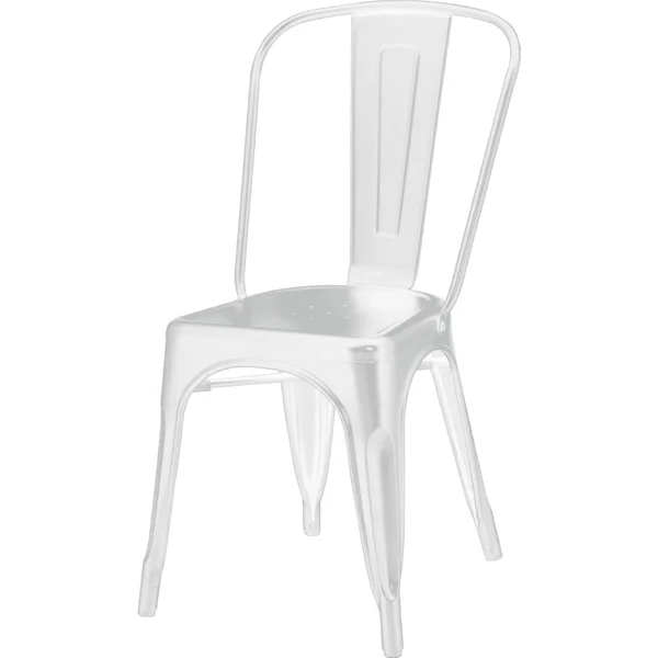 Metropolis Metal Side Chair - Set of 4, Frosted White