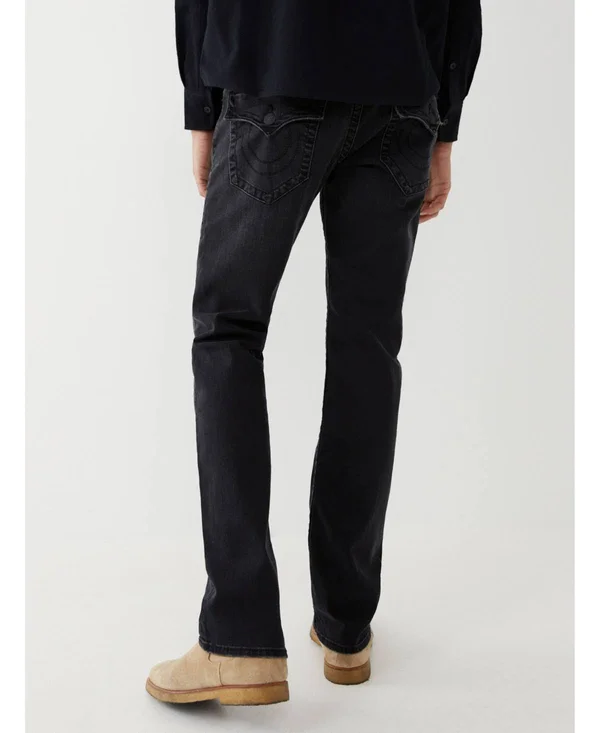 True Religion Men's Ricky Straight Leg Jean with Back Flap Pockets