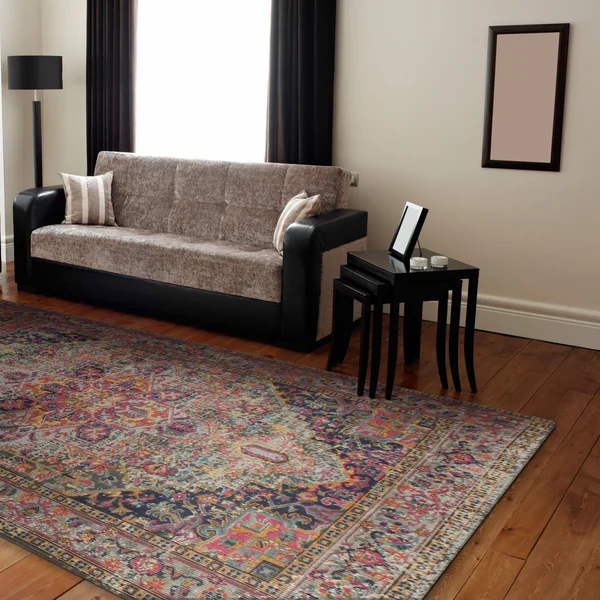 Bashian Heritage Blake 5&3x22 x 7&6x22 Area Rug in Gray