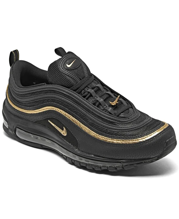 Nike Men's Air Max 97 Casual Shoes DC2190 - 7.5 - Black