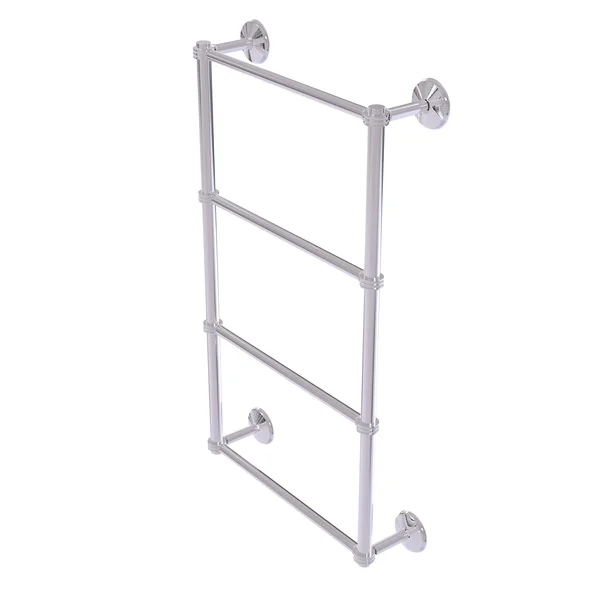 Allied Brass Monte Carlo Collection 4 Tier 30 inch Ladder Towel Bar with Dotted Detail Polished Chrome