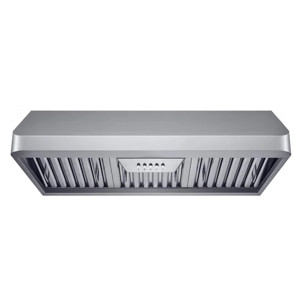 Winflo 30 in. 300 CFM Ducted Under Cabinet Range Hood in Stainless Steel with Baffle Filters, Silver