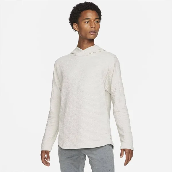 Nike Yoga Nomad Men's Pullover Hoodie in White, Size: 2XL, CZ2219-072