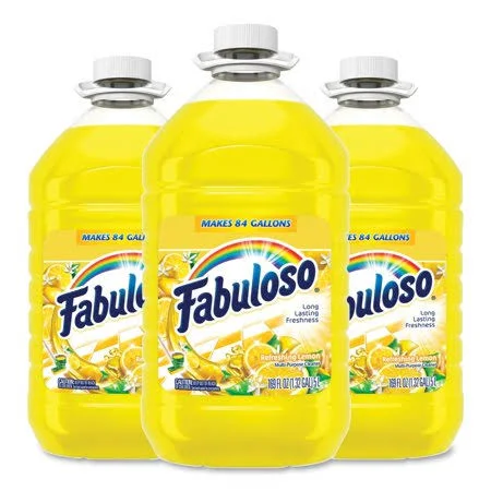Fabuloso Multi-Use Cleaner - Lemon Scent, 169 oz Bottle, 3/Carton - CPC96987