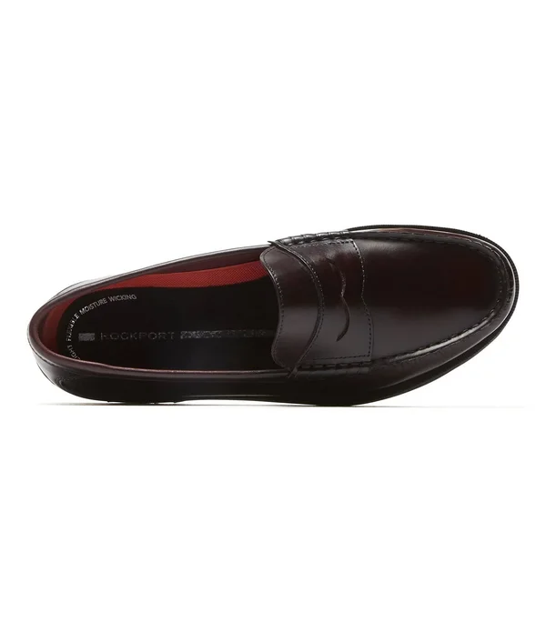 Rockport Men's Modern Prep Penny Loafer Burgundy 9 W