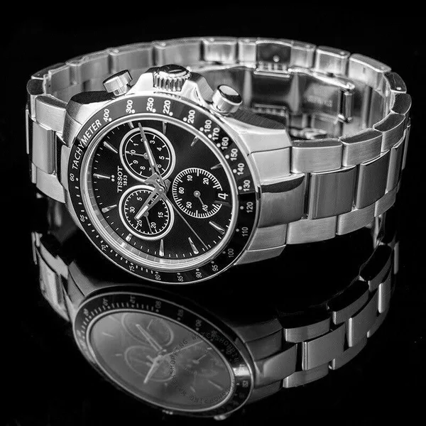 Tissot V8 Quartz Watch Black