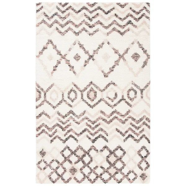Safavieh Casablanca Rug Collection CSB528A - Ivory, Pink - 4' x 6'