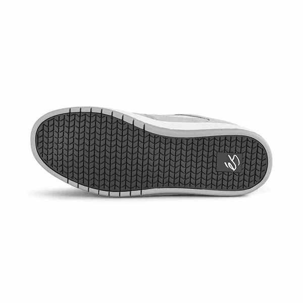 ES ACCEL Slim Skate Shoes - Grey - White - 13 UK