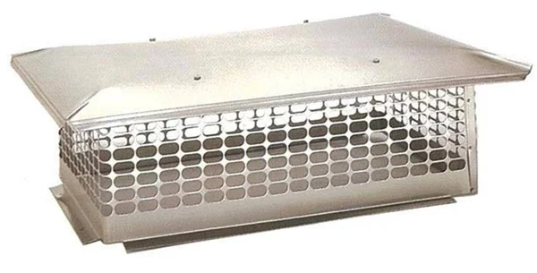 The Forever Cap 25 in. x 53 in. Fixed Stainless Steel Chimney Cap