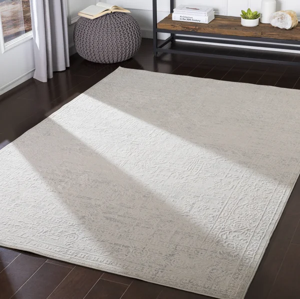Traditional BHS-0016146-P Turkish Viscose Gray Classic Rug