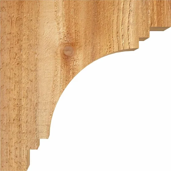6x22W x 10x22D x 18x22H Pescadero Rough Sawn Corbel - Western Red Cedar