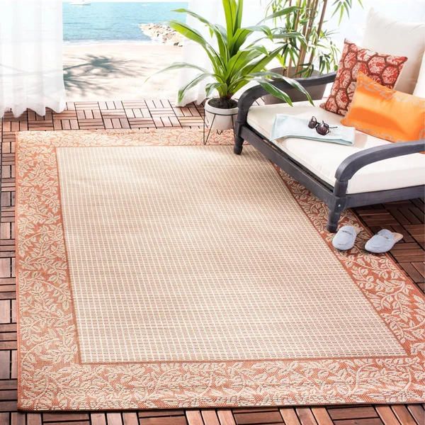 Safavieh Courtyard CY0727-3201 4&0x22 x 5&7x22 Natural, Terra Area Rug
