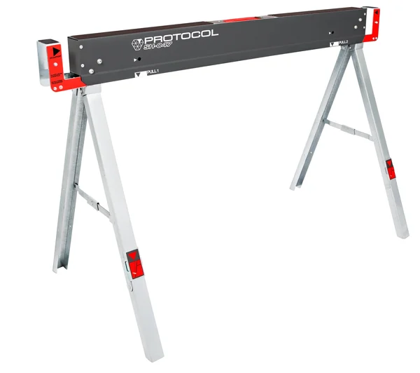 Protocol Equipment 92785 Work Table Folding Sawhorse - Set of 2