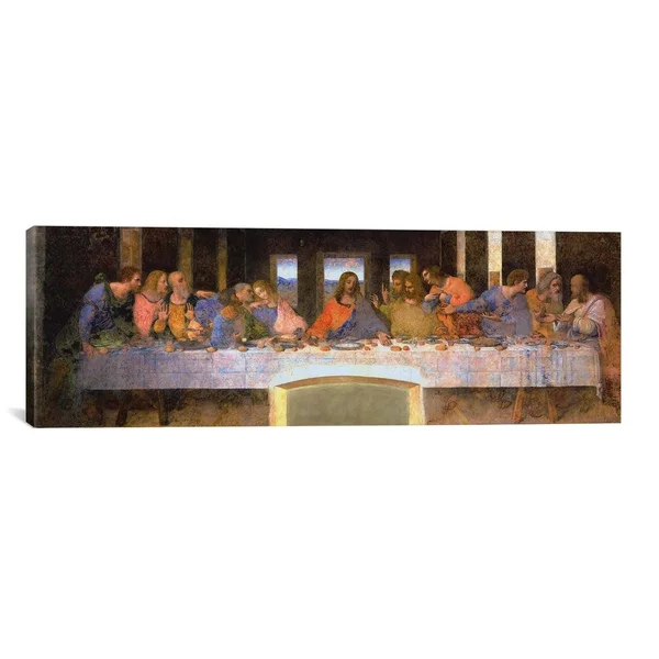 iCanvas Art Leonardo Da Vinci The Last Supper Canvas Print Wall Art (Medium)
