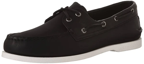 Sperry Authentic Original 2 Eye Black White