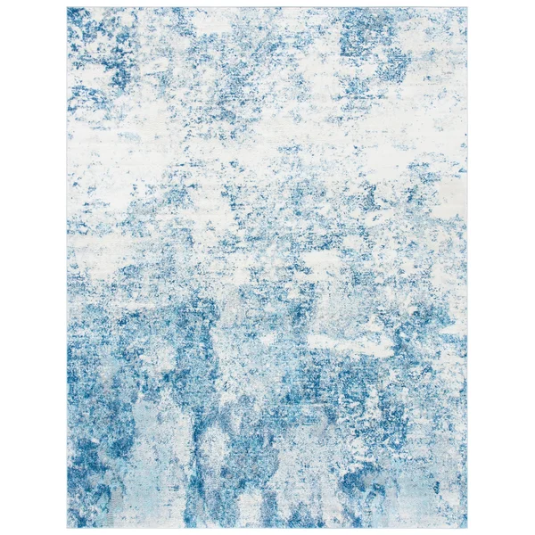 Safavieh Brentwood Alaia Abstract Runner Rug, Grey/Navy, 2& x 14&