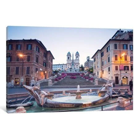 iCanvas Spanish Steps, Rome by Matteo Colombo Canvas Print 18x26x0.75