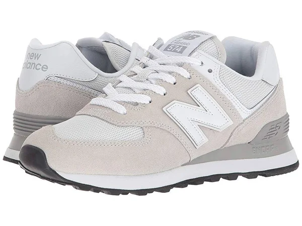 New Balance Classics WL574v2 White/White - Women's, Size: 7 Wide