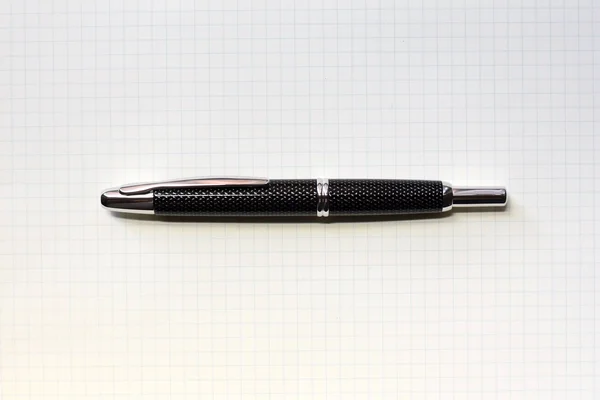 Pilot Vanishing Point Fountain Pen - Black Carbonesque, Stub NIB