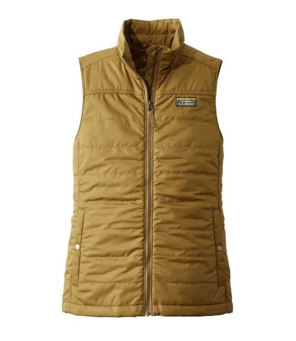 Women's Mountain Classic Puffer Vest Brown Extra Large - L.L.Bean