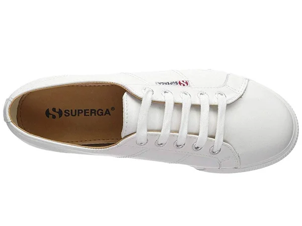 Superga 2790 Nappaleaw Sneaker Women's Shoes White : 38 (US Women's 7.5) Medium
