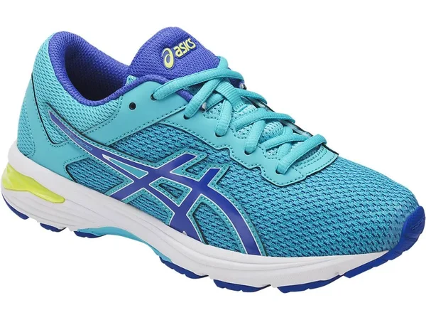 Asics Kids& GT-1000 6 GS Running-Shoes Aquarium/Blue Purple/Lime