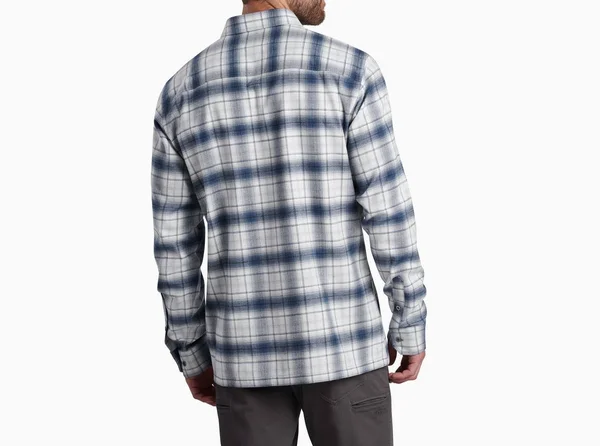 Kuhl Men's Dillingr Flannel Shirt Gray M