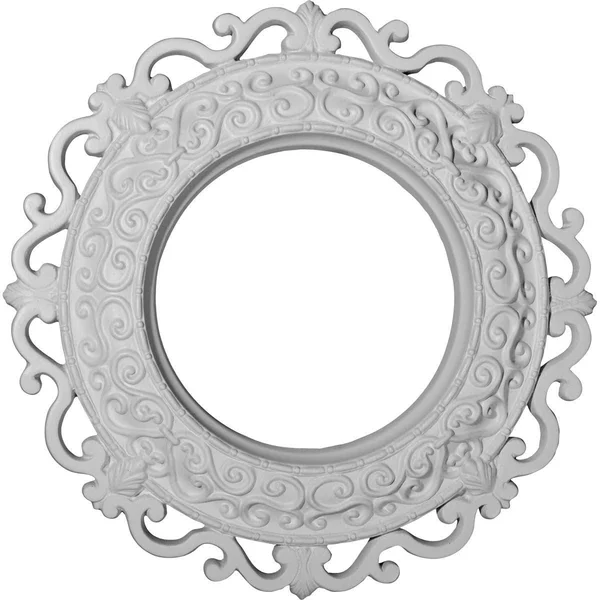 Ekena Millwork CM13ORUWC 13 1/4x22OD x 6 5/8x22ID x 1 1/8x22P Orrington Ceiling Medallion (Fits Canopies Up to 6 5/8x22)