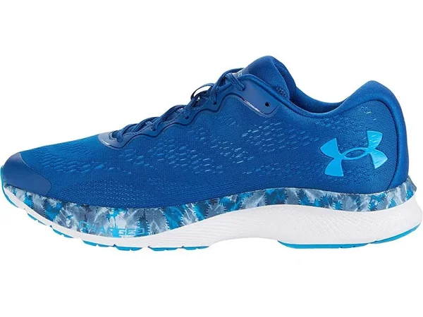 Under Armour Men's Charged Bandit 6 Camo Running Shoes - Blue, 14
