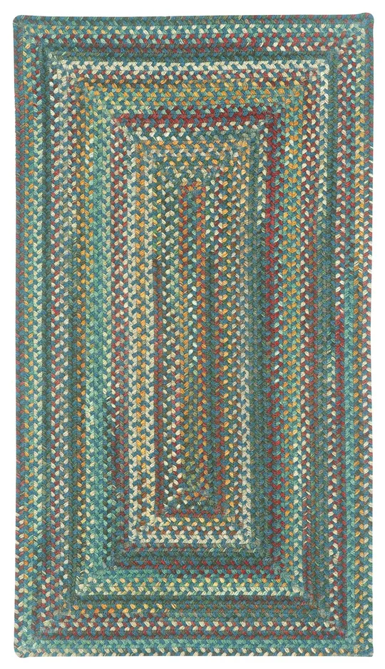 Capel Rugs Sherwood Forest Concentric Braided Area Rug - Dark Blue - 2&3x22x4&
