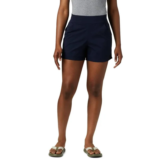 Columbia Women's Anytime Casual Shorts - 1X, Dark Nocturnal